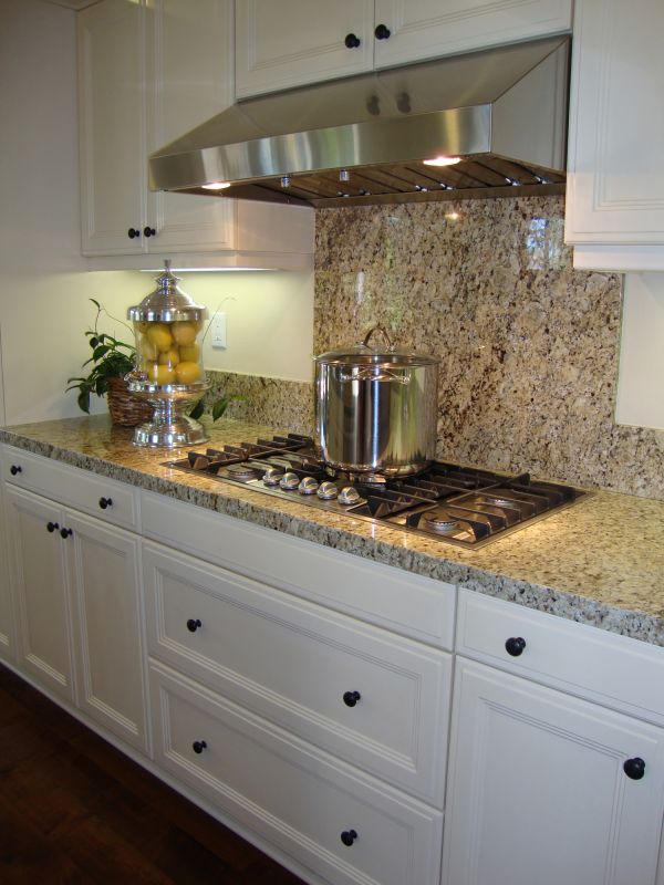 Granite Surface with Backsplash